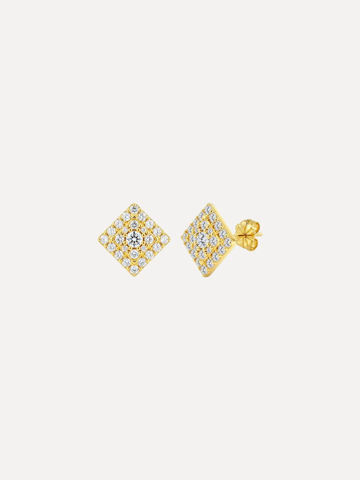 Pavé Kite Studs - View 2