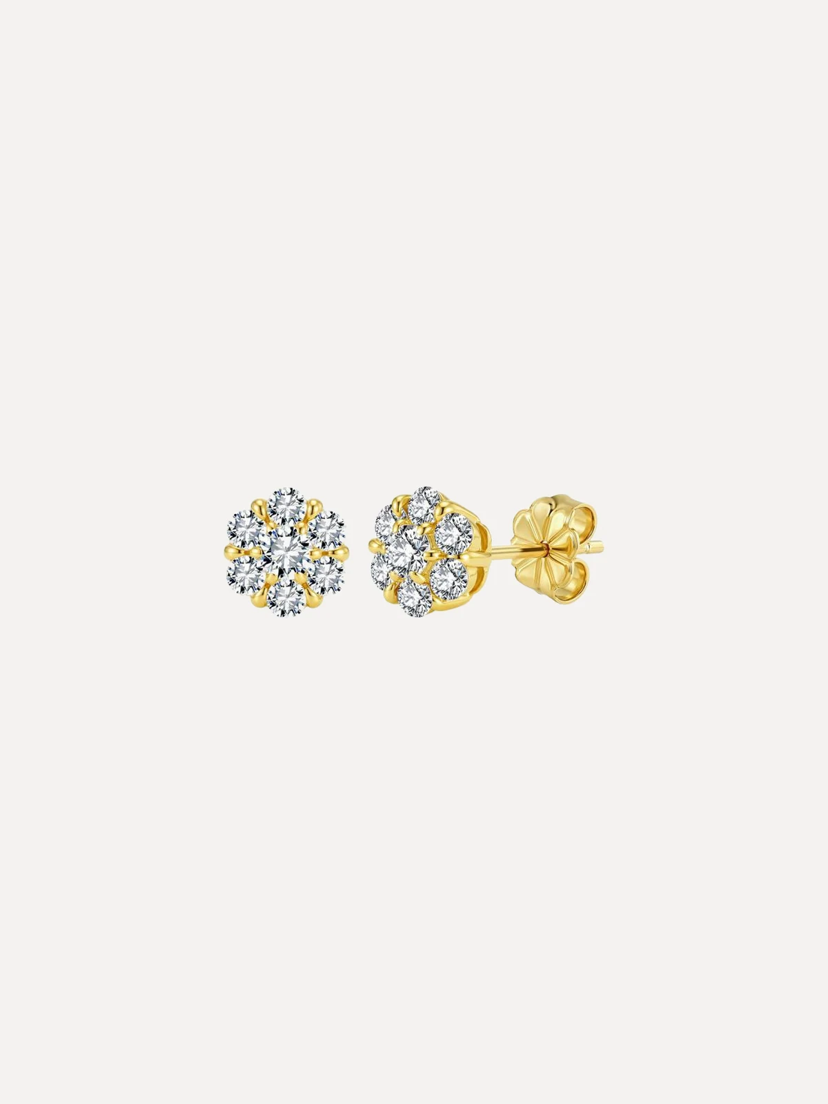 Cluster Flower Studs - View 2