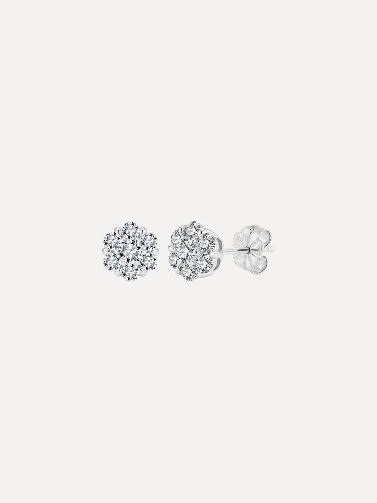 Cluster Flower Studs - View 1