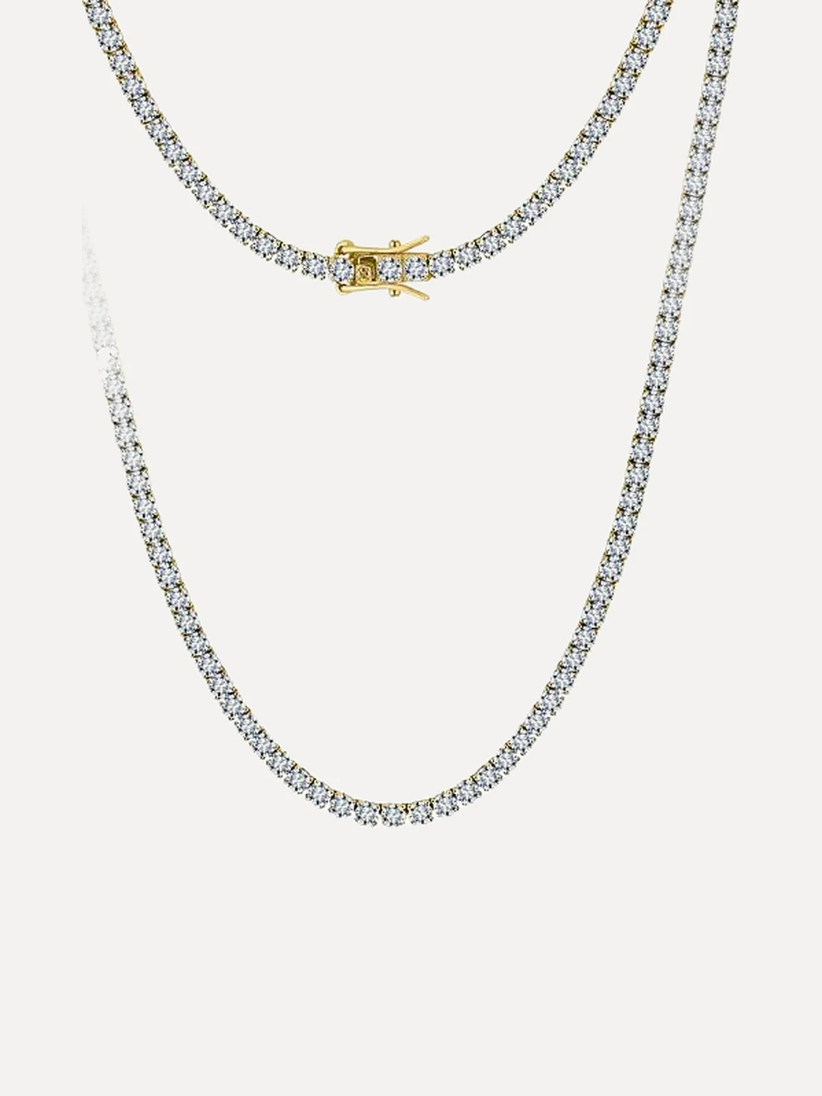Moissanite Tennis Necklace - View 7