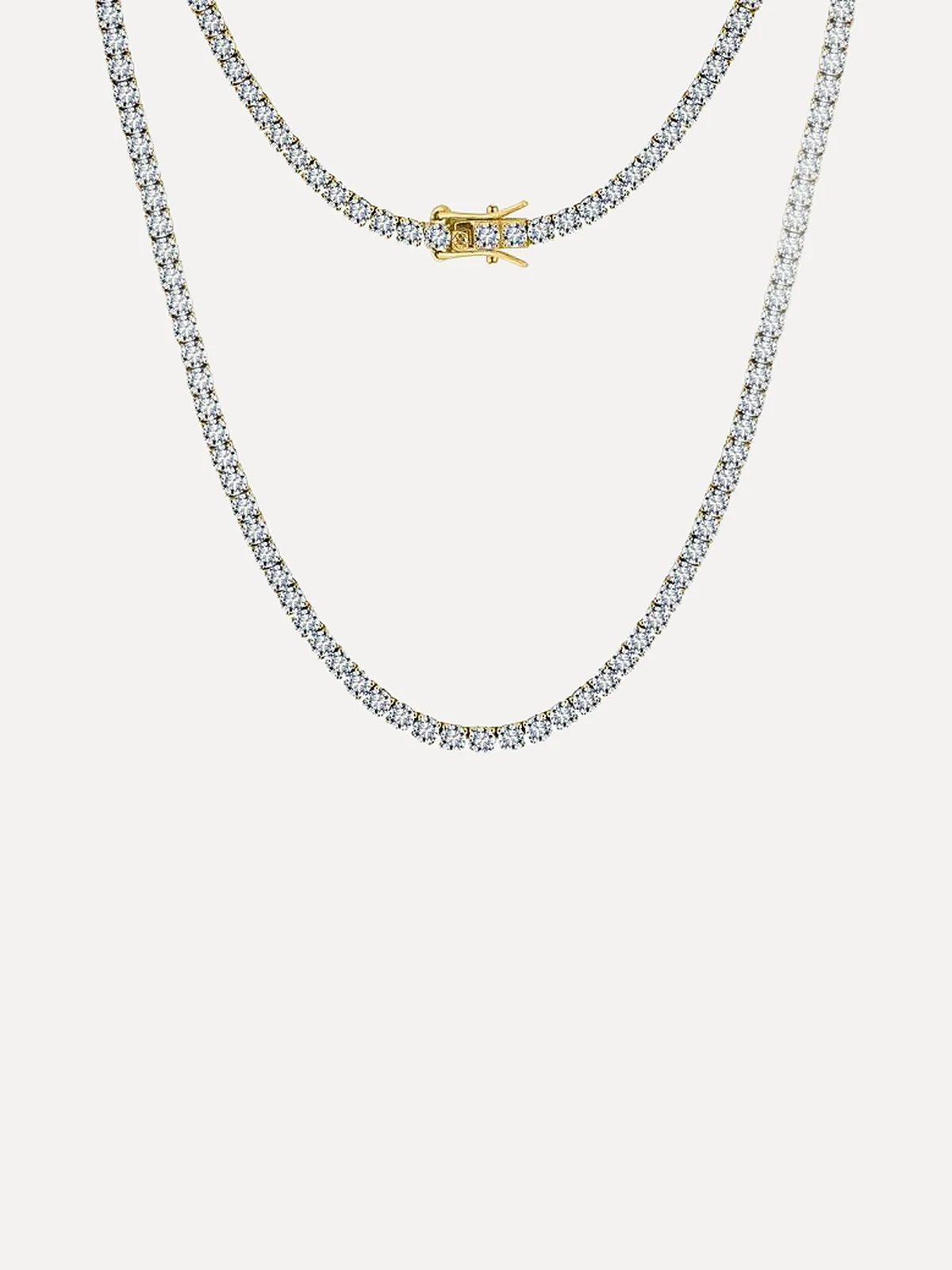 Moissanite Tennis Necklace - View 8