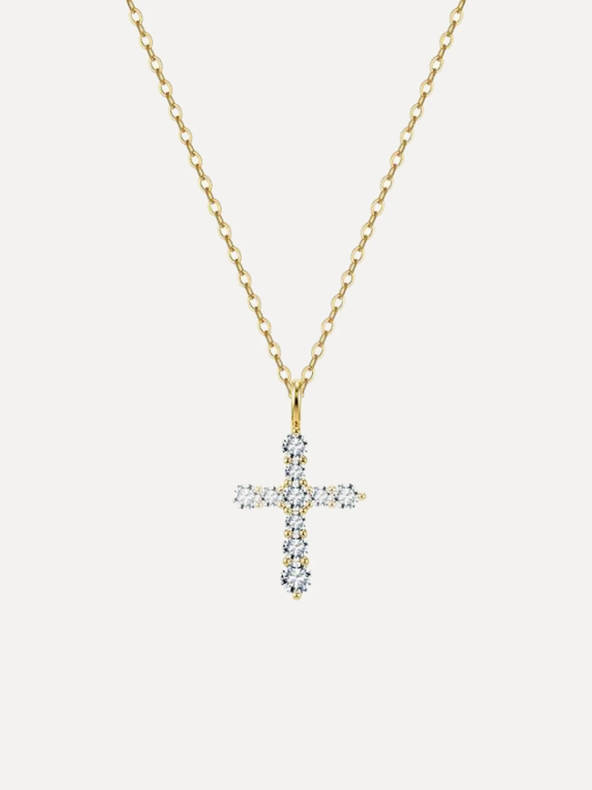 Fine Cross Pendant - View 2