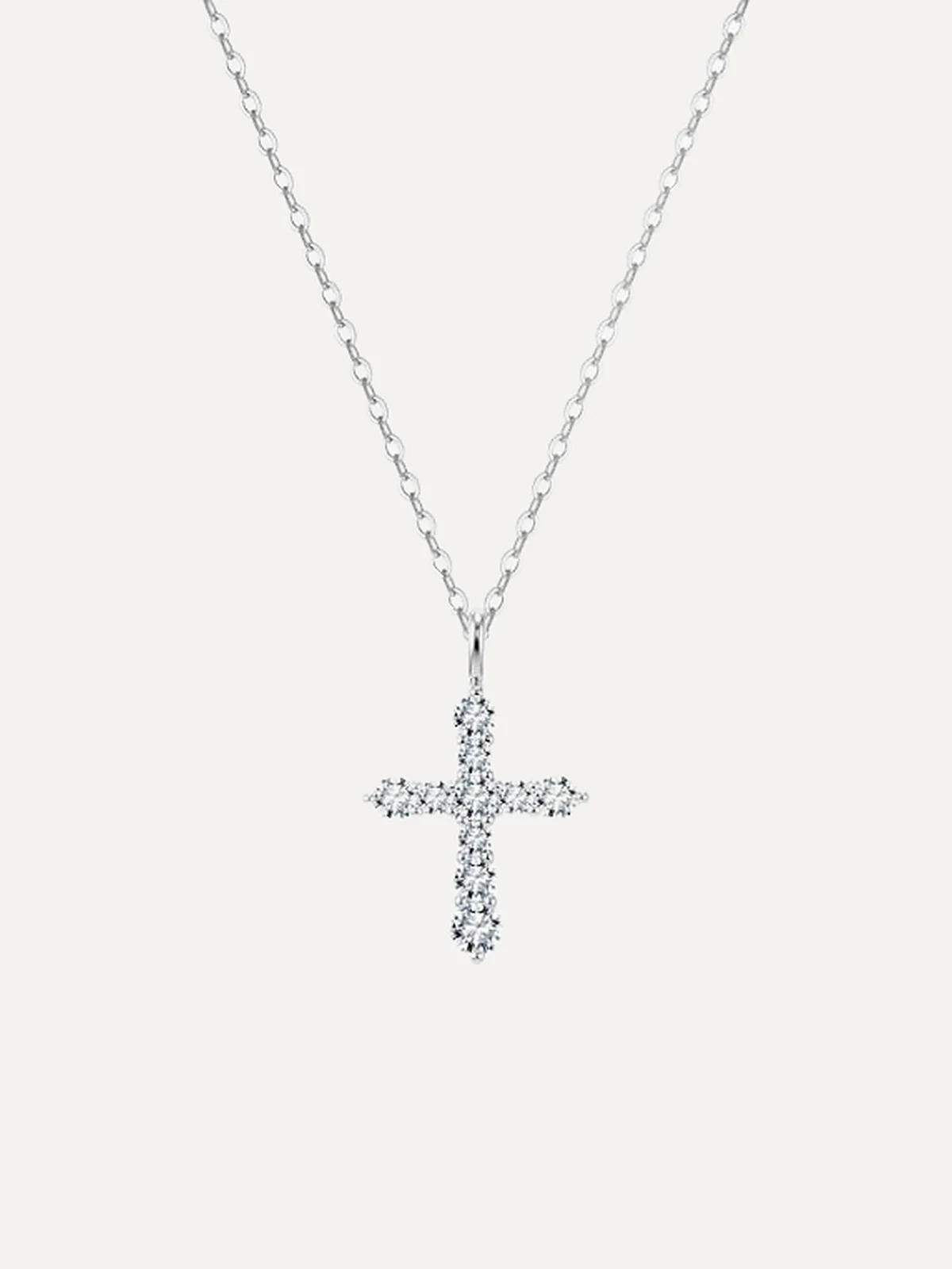 Fine Cross Pendant - View 1