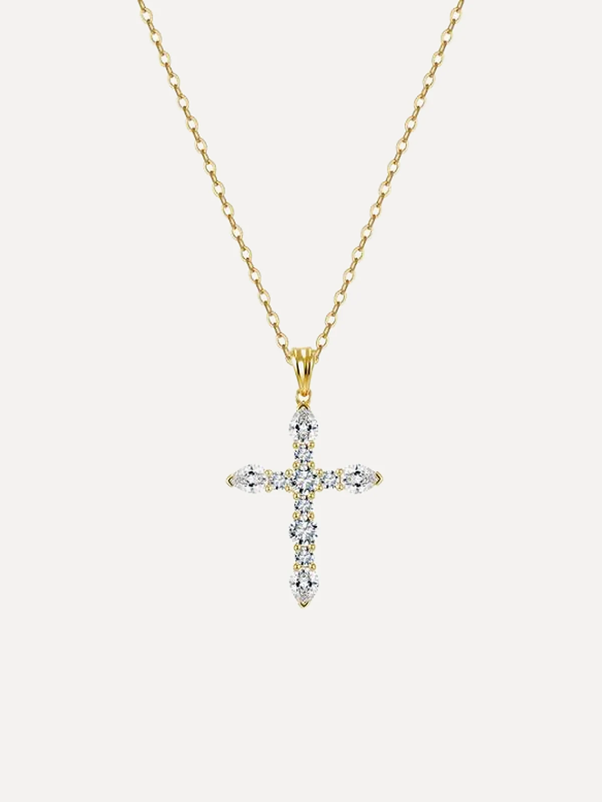 Delicate Cross Pendant - View 2