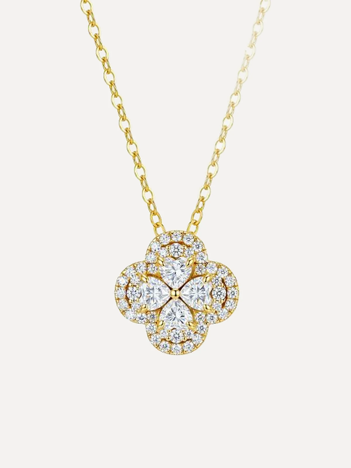 Pavé Clover Pendant - View 2
