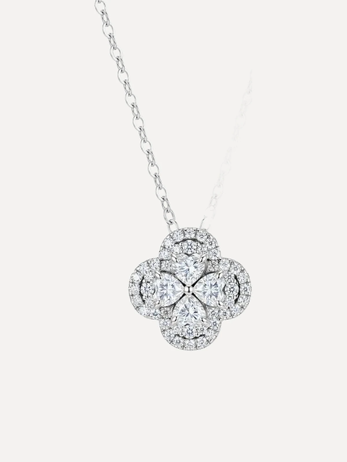 Pavé Clover Pendant - View 1