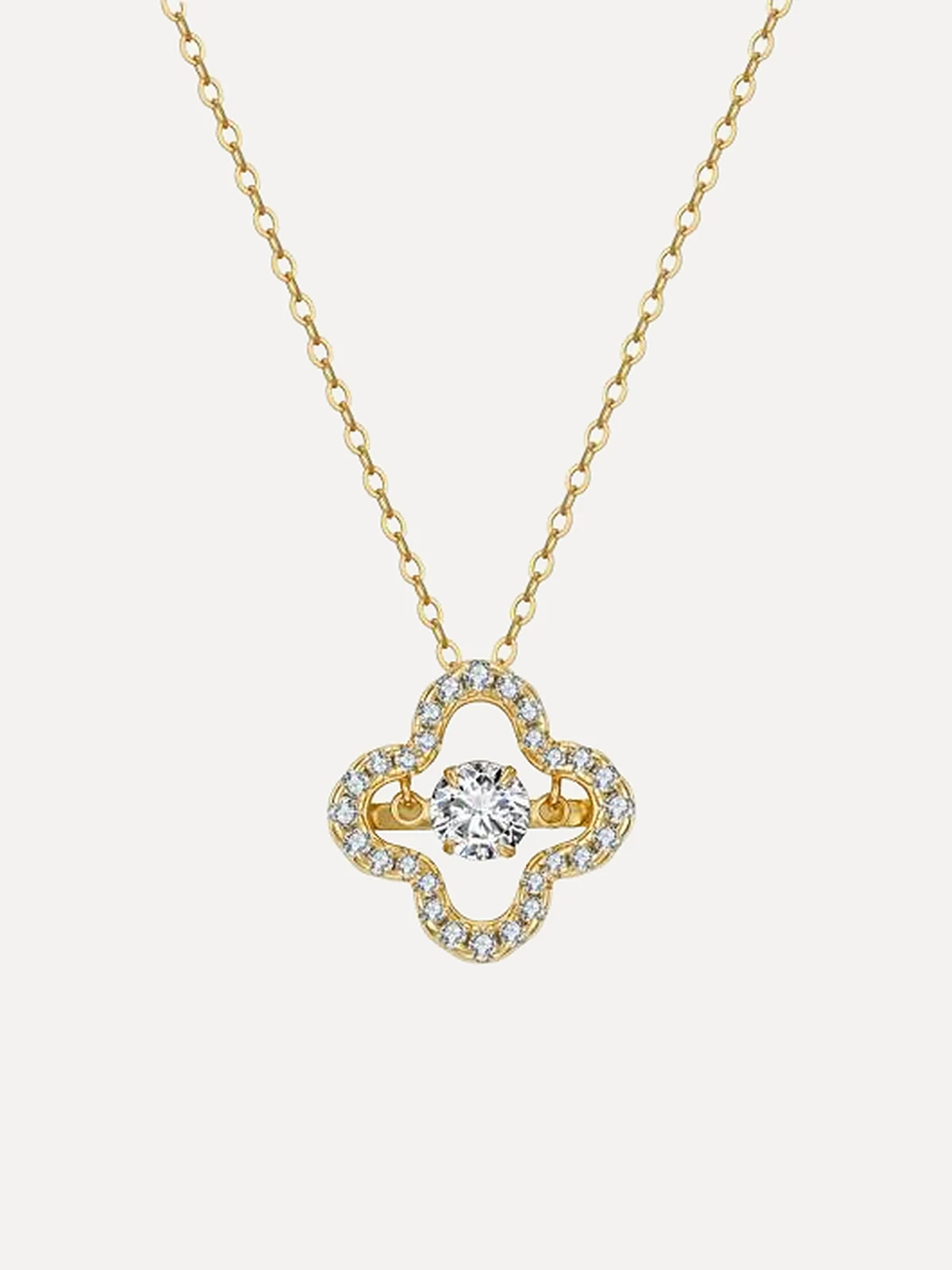 Dancing Stone Clover Pendant - View 2