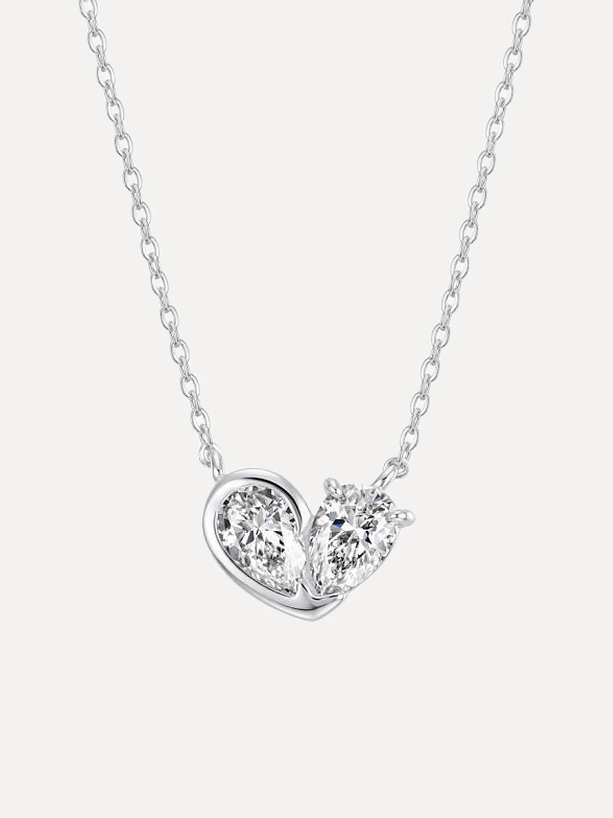 Twin Heart Pendant - View 1