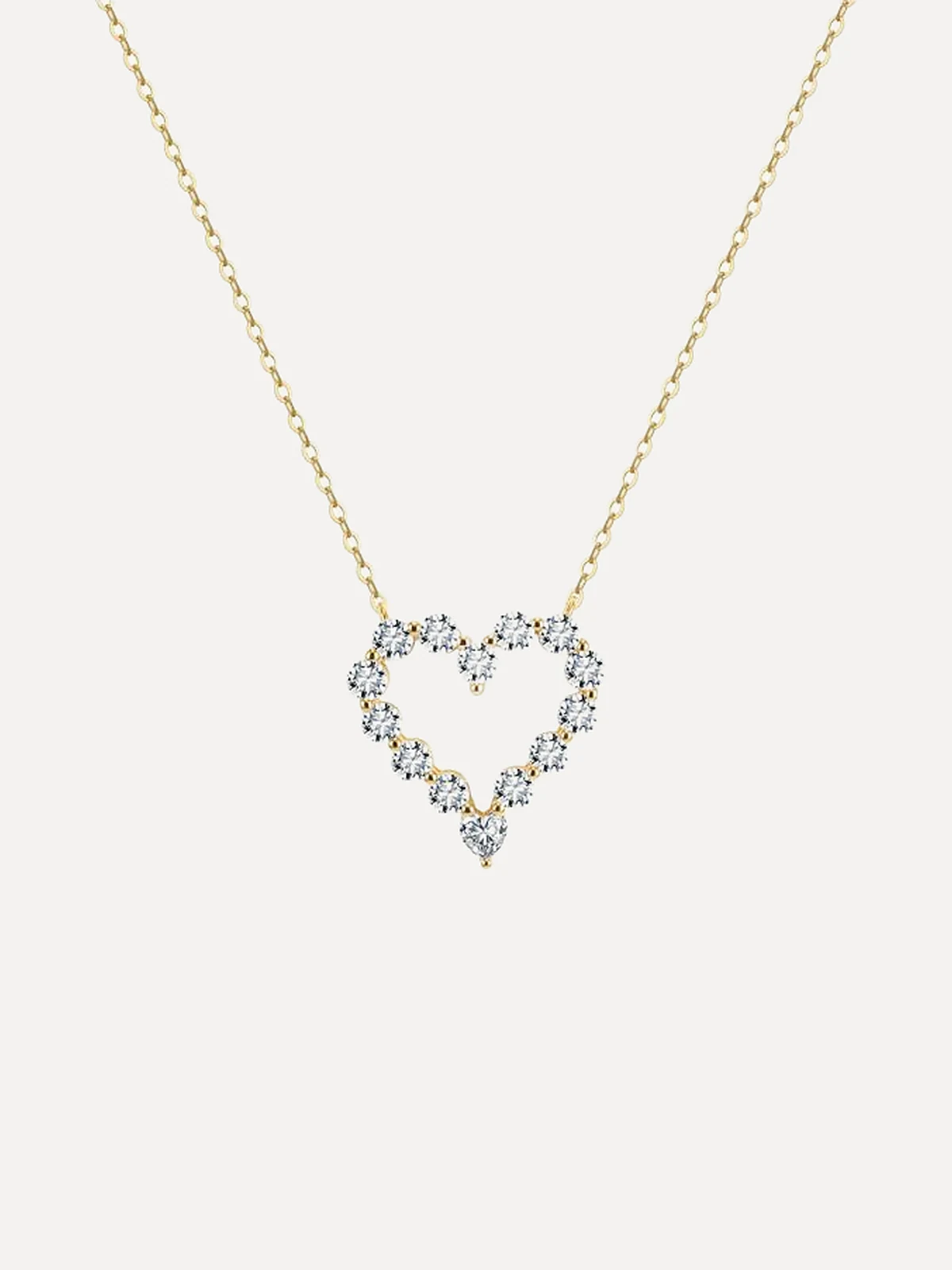 Open Heart Pendant - View 2