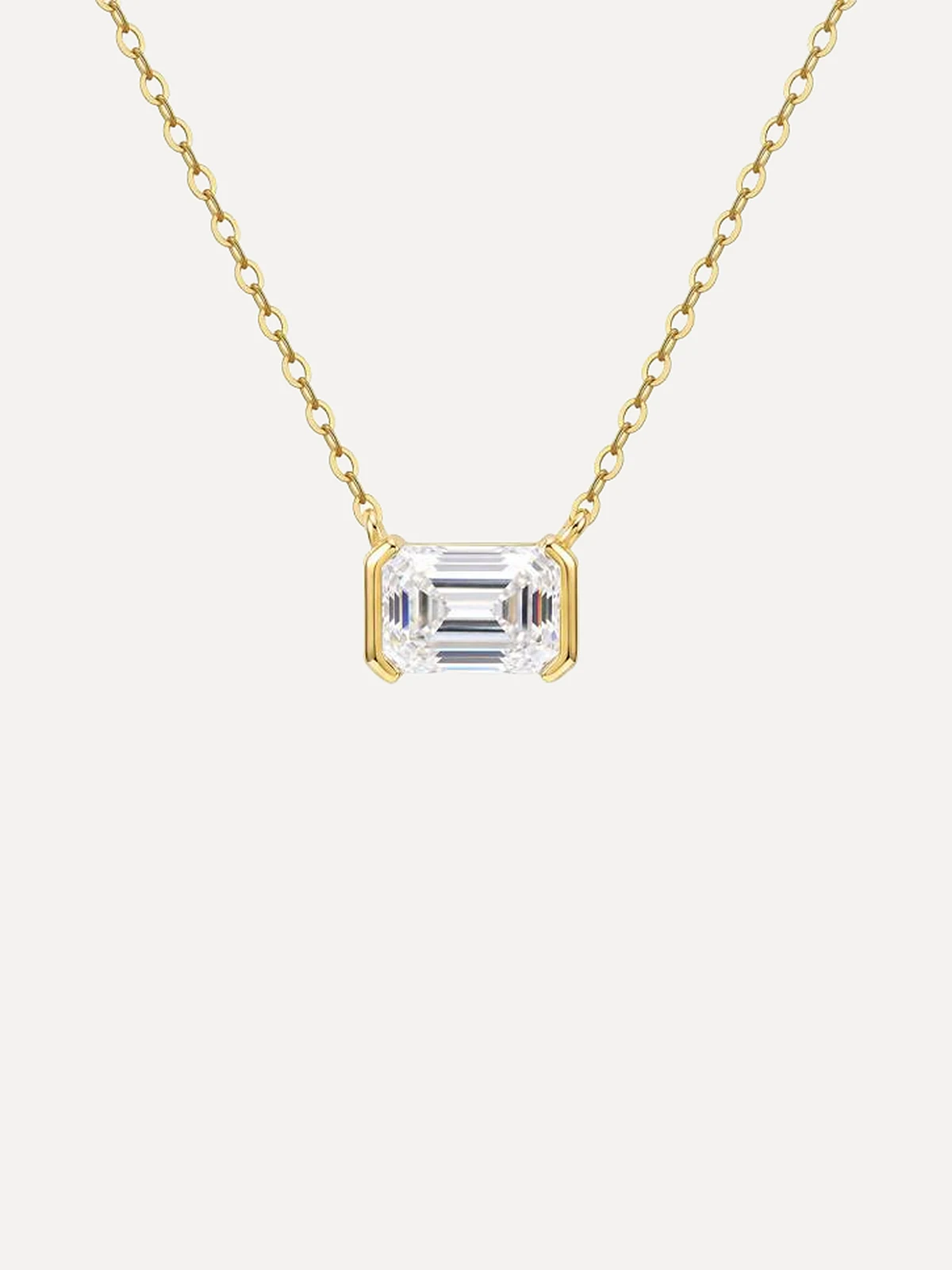 East-West Emerald Necklace - View 2