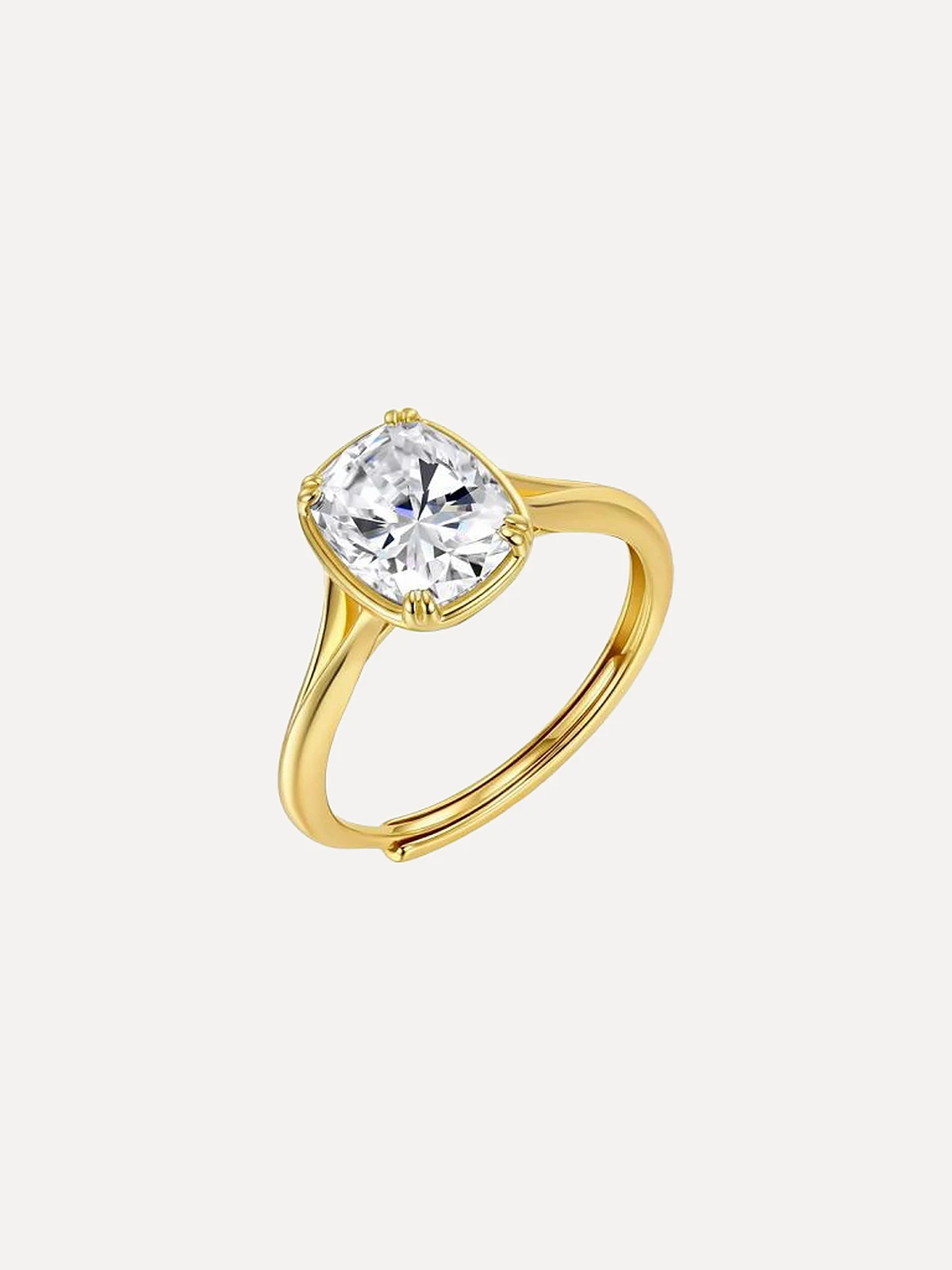 Cushion Halo Ring - View 2