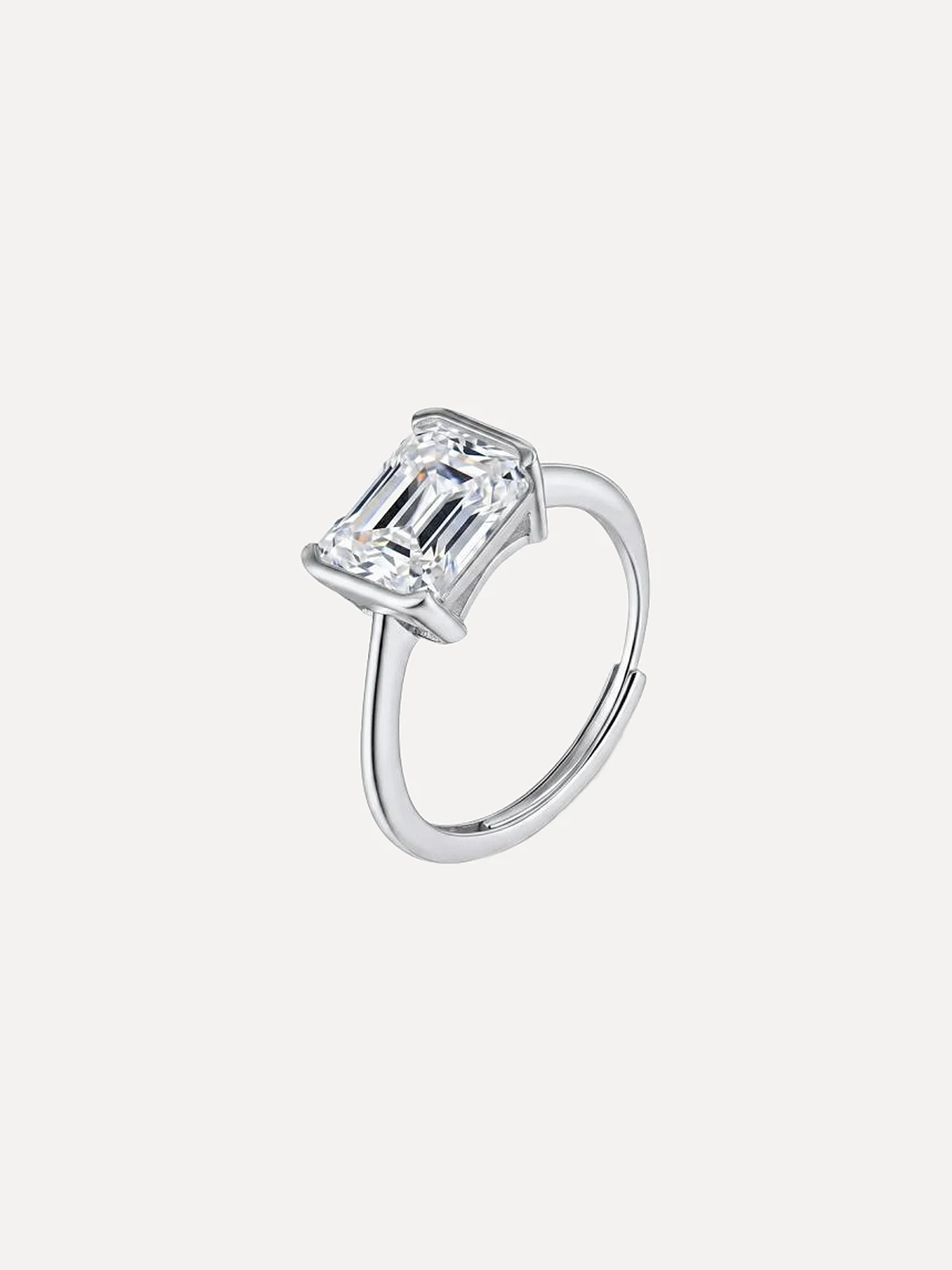 East-West Emerald Ring - View 1