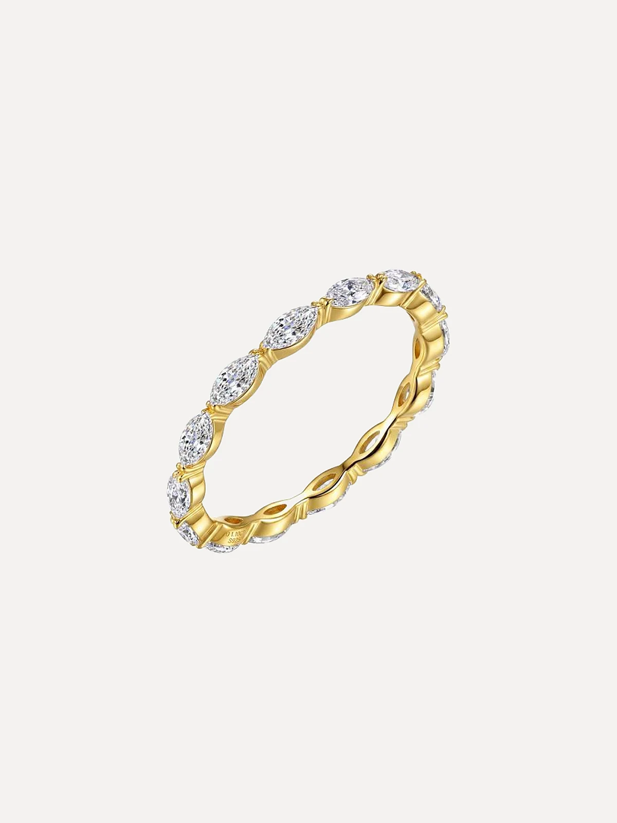 Marquise Eternity Band - View 2