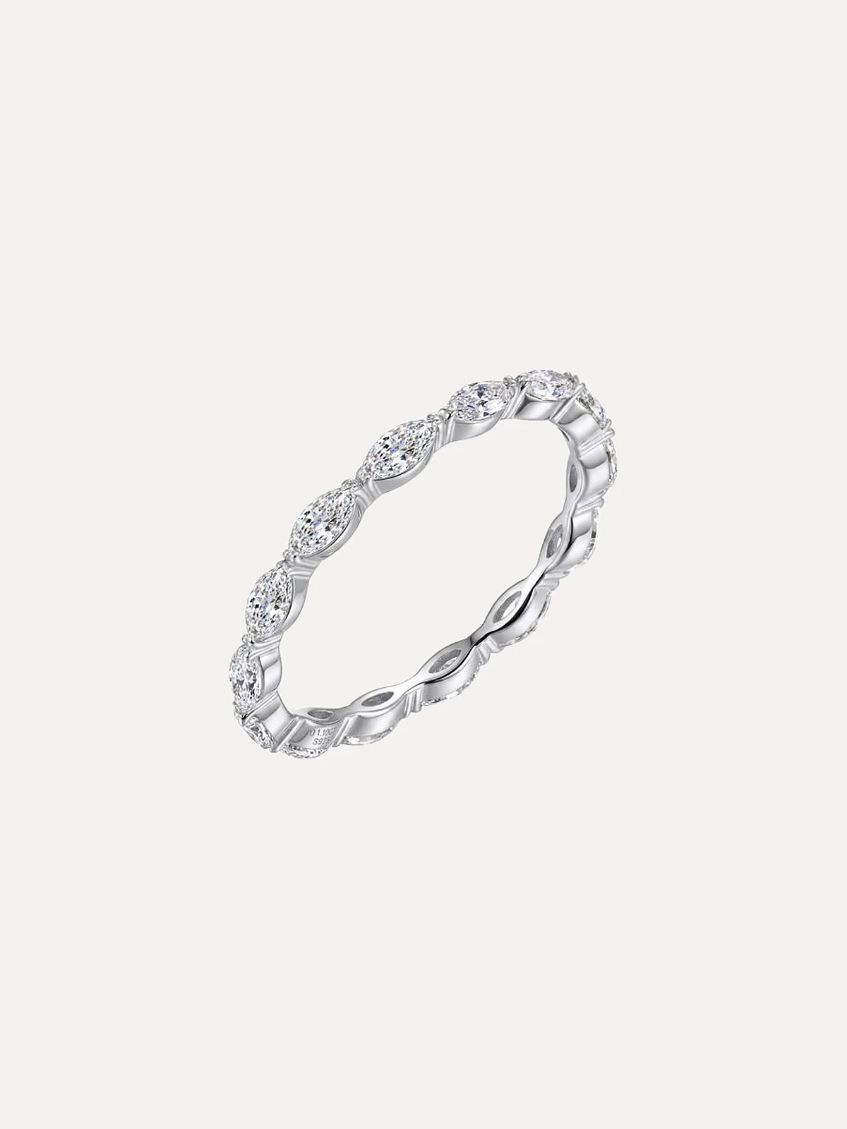Marquise Eternity Band - View 1