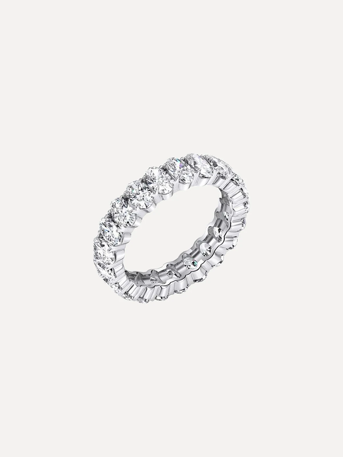 Oval Eternity Band - View 1