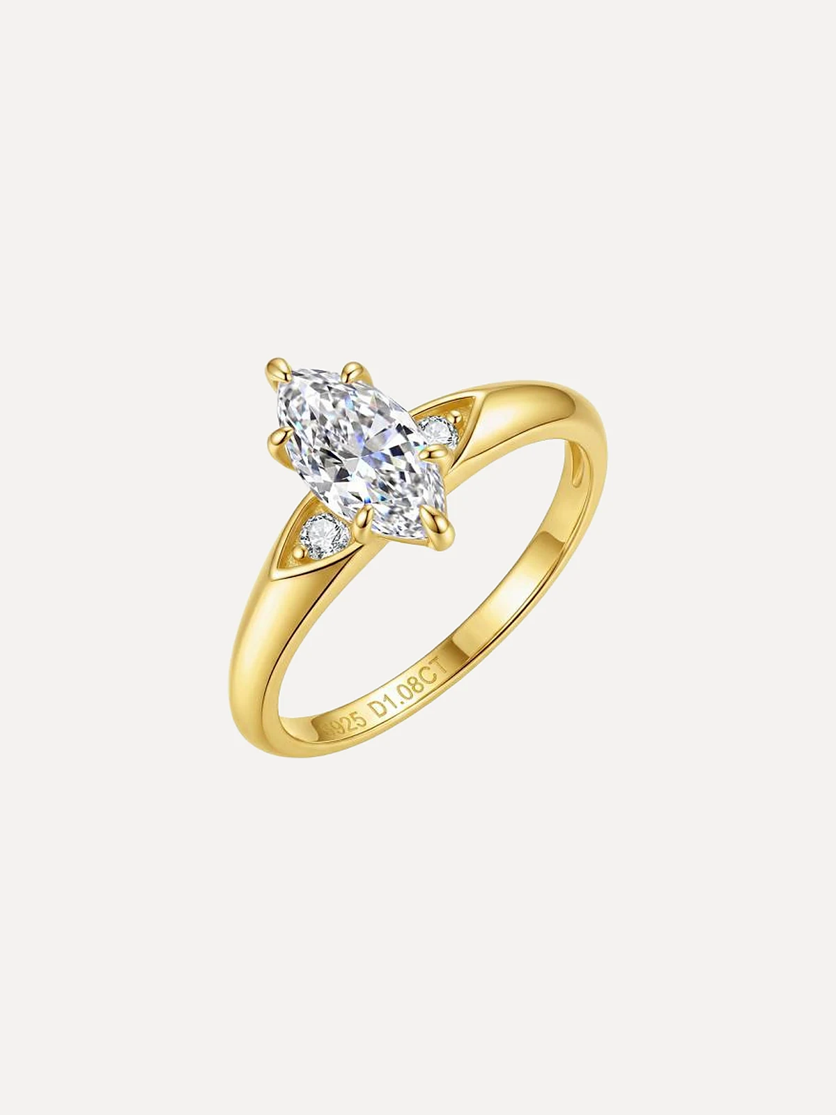 Marquise Pavé Shoulder Ring - View 2